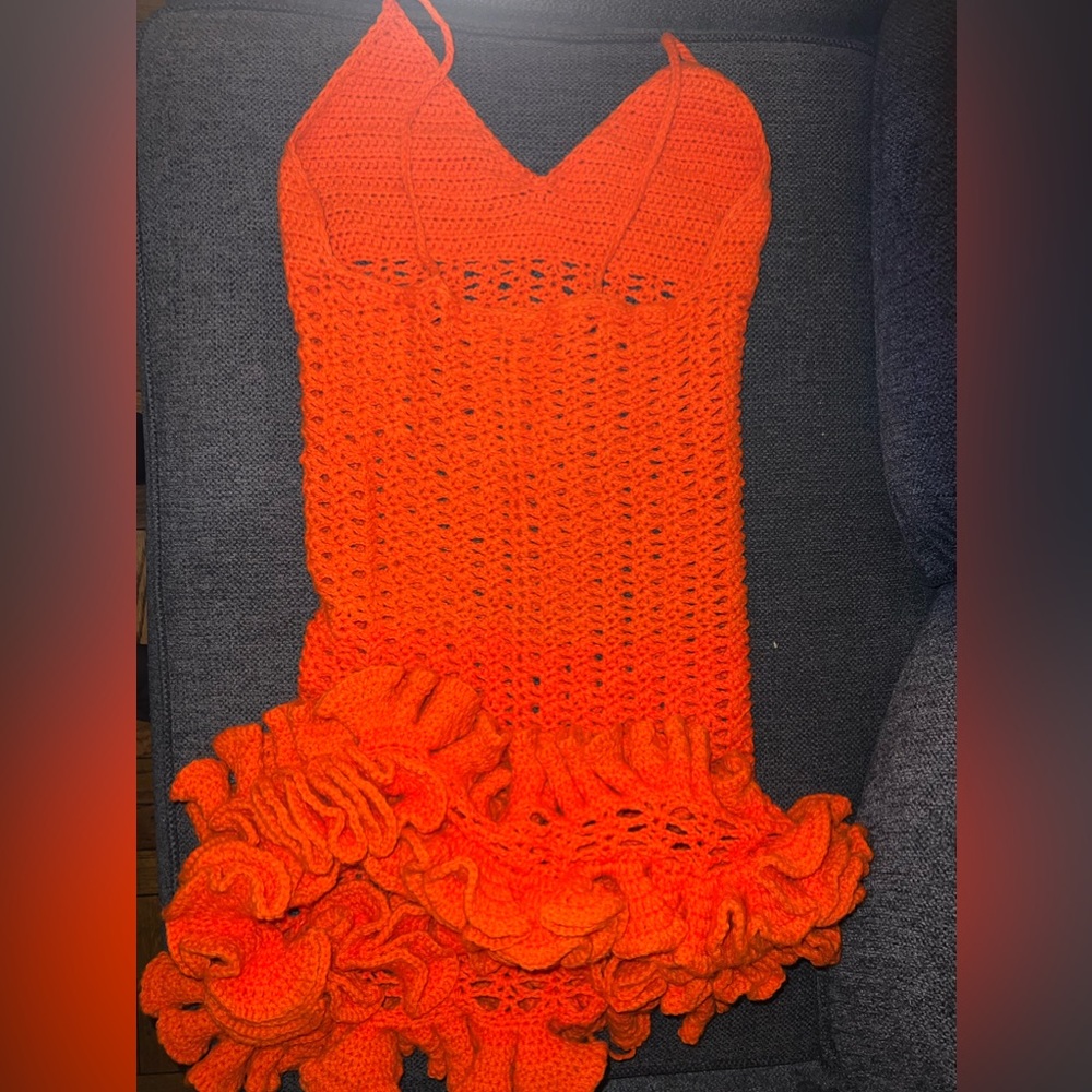 Custom Crochet Mini Dress